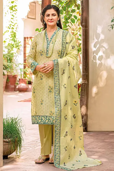 Gul Ahmed Mothers Lawn Collection 2023 CL-22228 A (B)