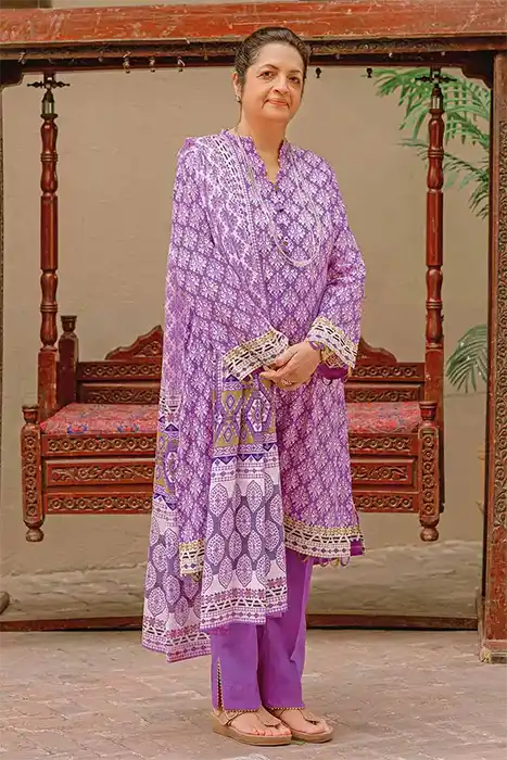 Gul Ahmed Mothers Lawn Collection 2023 CL-32130 A (A)