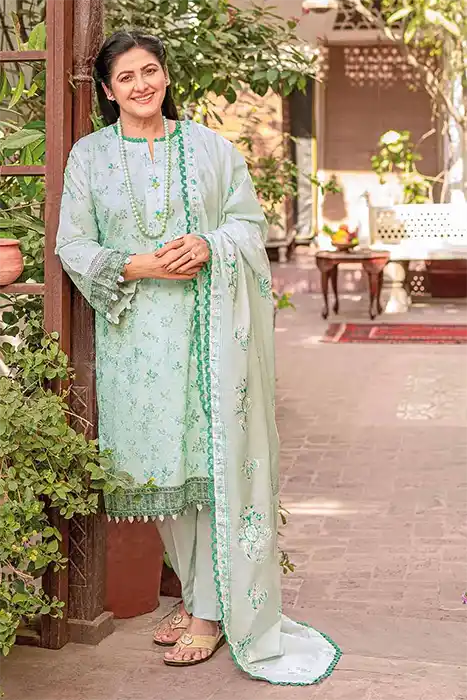 Gul Ahmed Mothers Lawn Collection 2023 DM -32007 ( C )