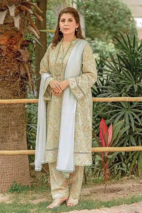 Gul Ahmed Mothers Lawn Collection 2023 SL32028 ( B )