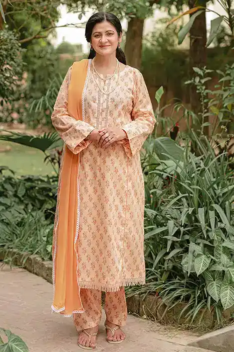 Gul Ahmed Mothers Lawn Collection 2023 SL32032 ( C )