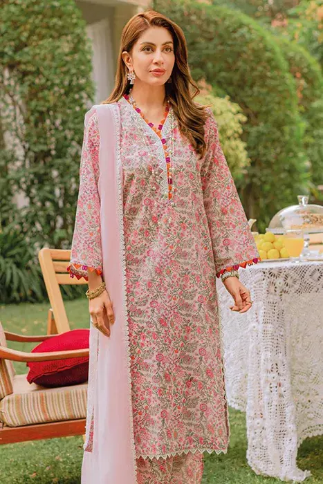 Gul Ahmed Mothers Lawn Collection 2023 SL32034 ( A)