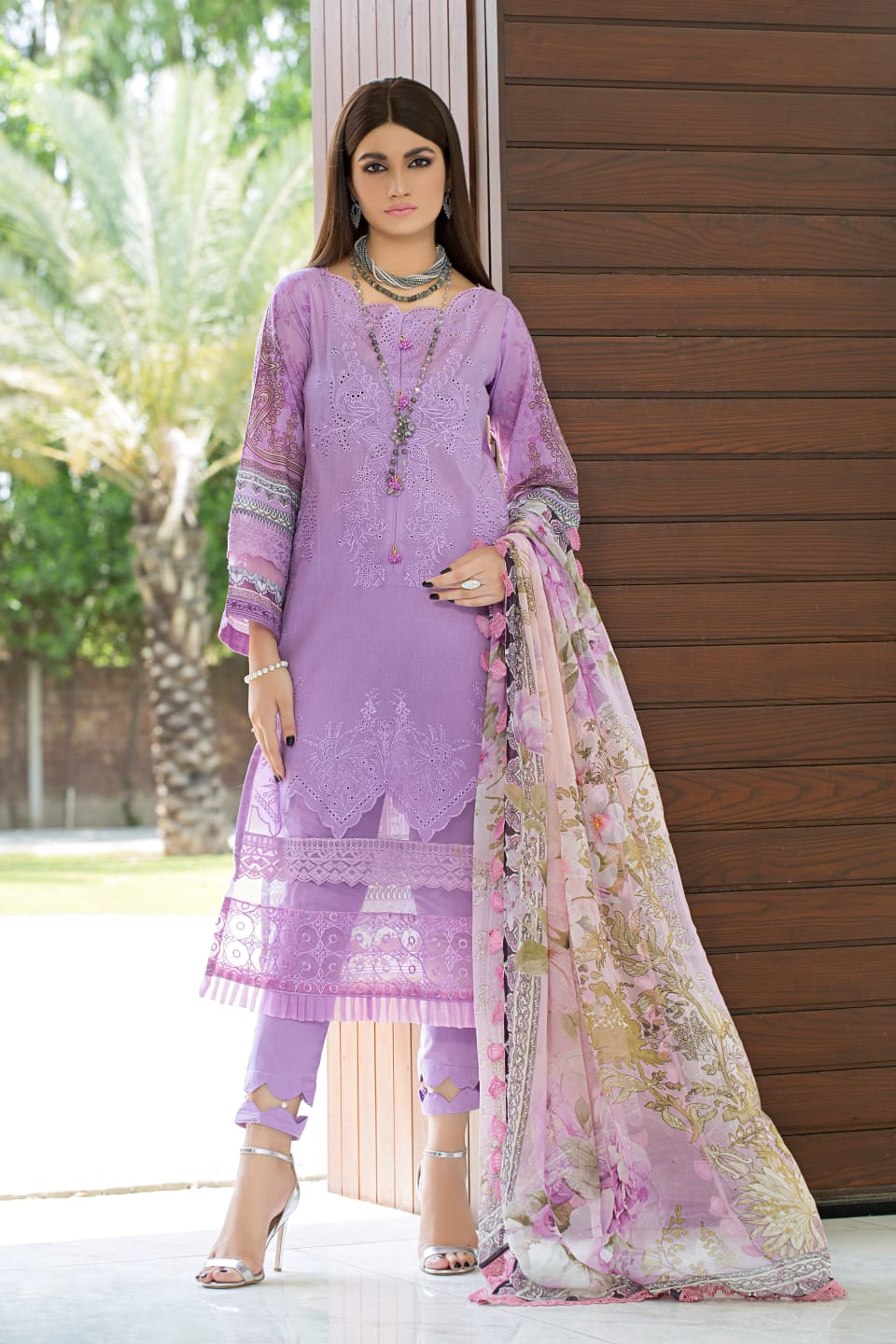 Noorjahan by Mausummery 3pc Embroided collection bamboo A
