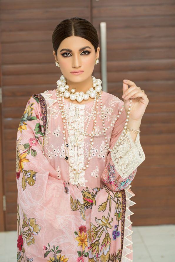 Noorjahan by Mausummery 3pc Embroided collection toona D