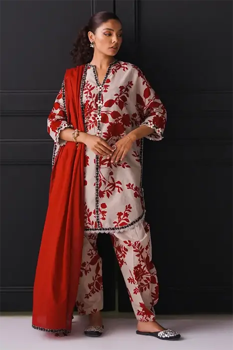 A Beautiful pakistani suit by sana safinaz mahay 2023