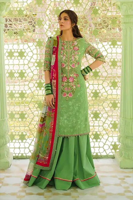 Slik Fabric Pakistani Suits