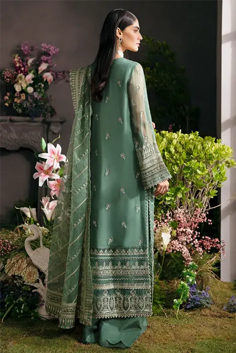 Afrozeh La Fuchsia Luxury Formals Pakistani Suits 23 Sea mist b