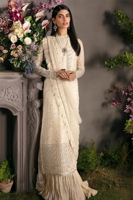Afrozeh La Fuchsia Luxury Formals Pakistani Suits'23 Daisy Glow a