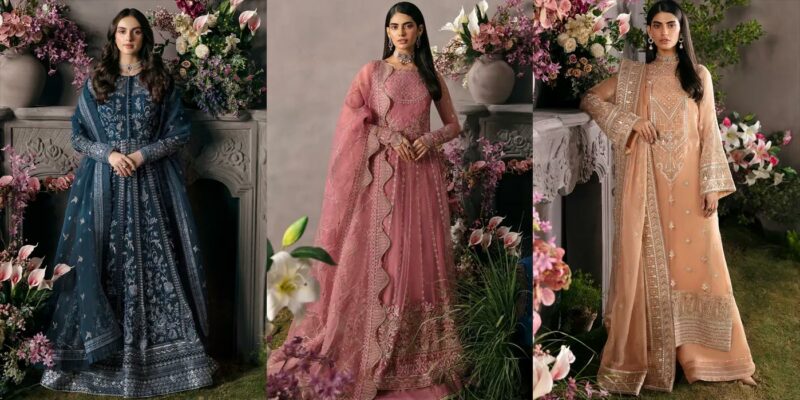 Afrozeh-La-Fuchsia Pakistani Dress Luxury Formals for women