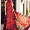 A Beautiful Red colour Pakistani suit by Maria B M Prints