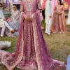 Mushq Izhar Unstitched Luxury Chiffon Pakistani Suit - Hania a