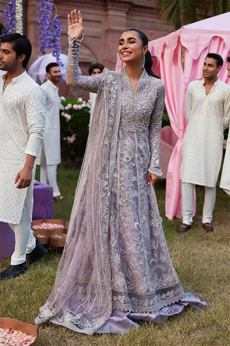 Mushq Izhar Unstitched Luxury Chiffon Pakistani Suit - Muneezeh d