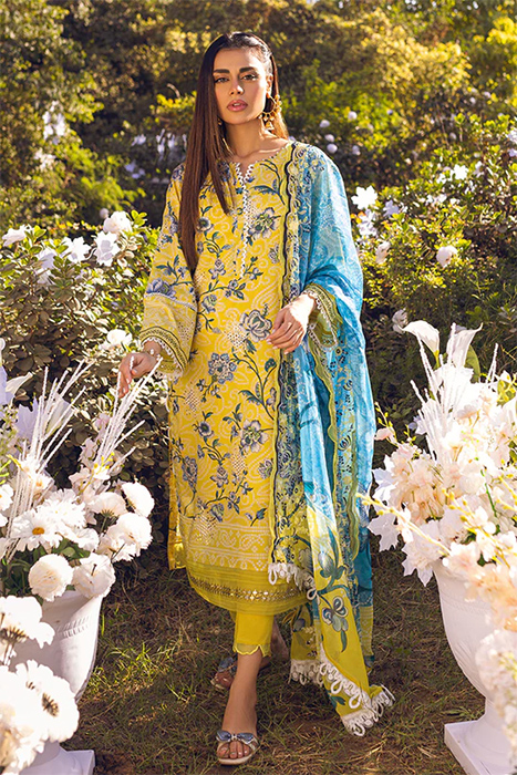 A Yellow Pakistani Suit by Nureh