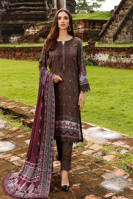 A Brown Pakistani Suit by Nureh