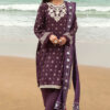 Cross Stitch Cotton Satin Unstitched Pakistani Suits - ENIGMATIC CHARM a