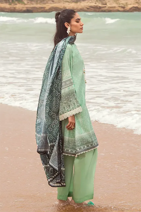 Cross Stitch Cotton Satin Unstitched Pakistani Suits - JADE ADORN - b