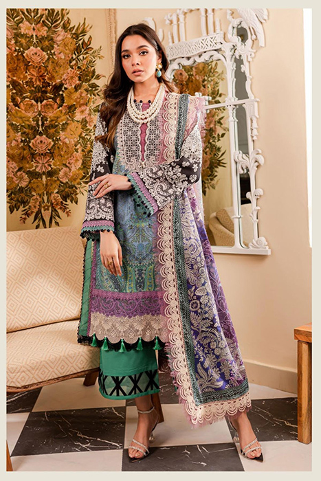 Firdous Cambric Prints 2023 Pakistani Collection - 20335-A a