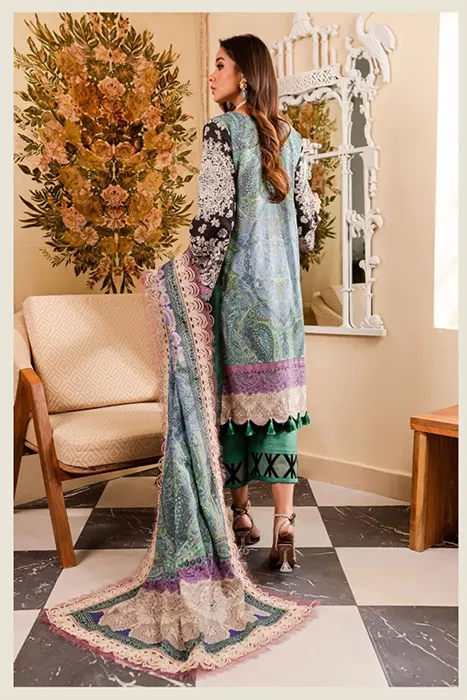 Firdous Cambric Prints 2023 Pakistani Collection - 20335-A b
