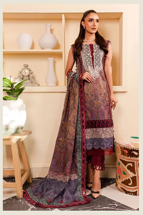 Firdous Cambric Prints 2023 Pakistani Collection - 20335-B b