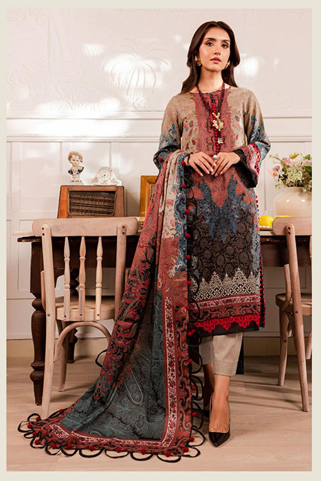 Firdous Cambric Prints 2023 Pakistani Collection - 20336-A a