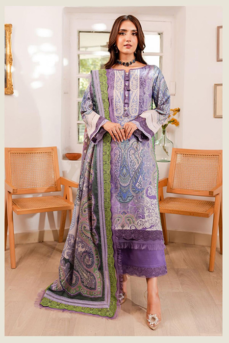 Firdous Cambric Prints 2023 Pakistani Collection - 20338-A a