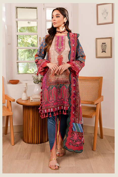 Firdous Cambric Prints 2023 Pakistani Collection - 20341-A a