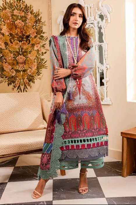 Firdous Cambric Prints 2023 Pakistani Collection - 20341-B a