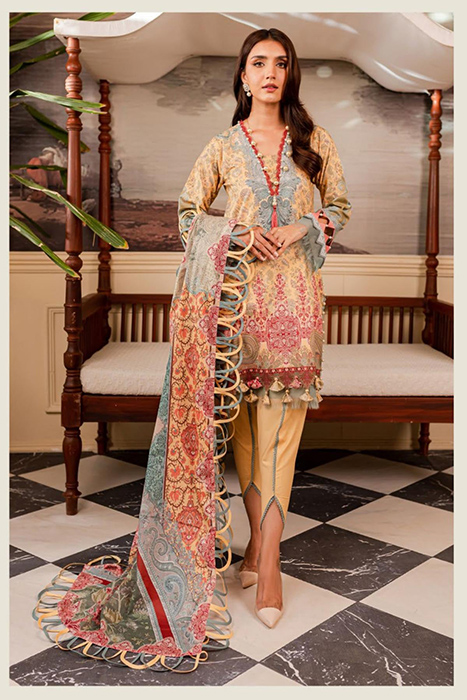 Firdous Cambric Prints 2023 Pakistani Collection - 20351-A a