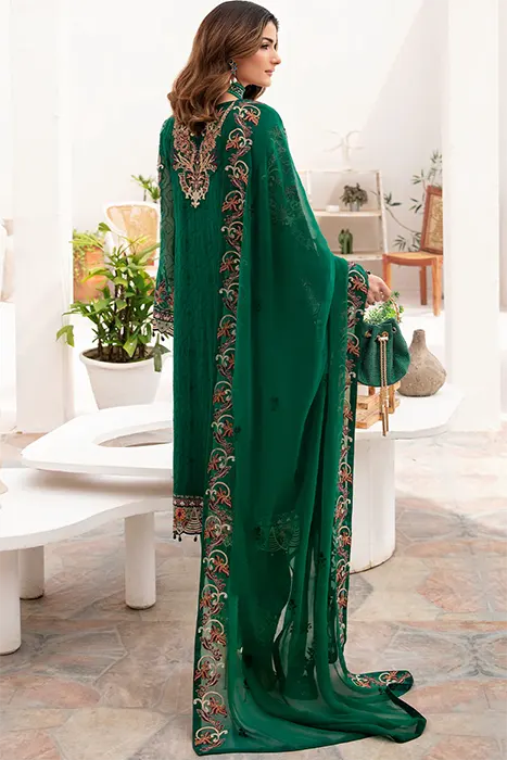 Ramsha Chevron Chiffon Paksitani Suits Collection - A-704 b