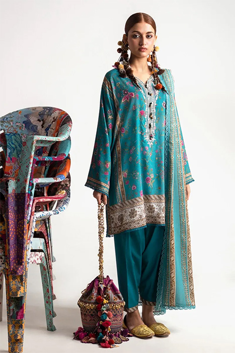 Sana Safinaz Mahay Winter 23 Pakistani Suits - 011B a