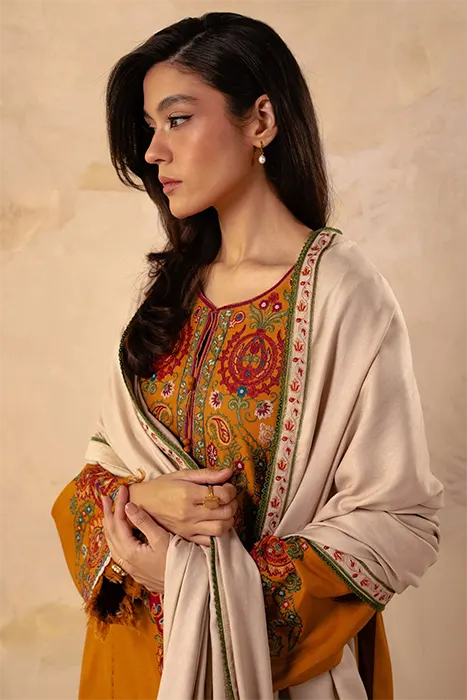 Zara Shahjahan coco winter pakistani suits ZW23-5A d