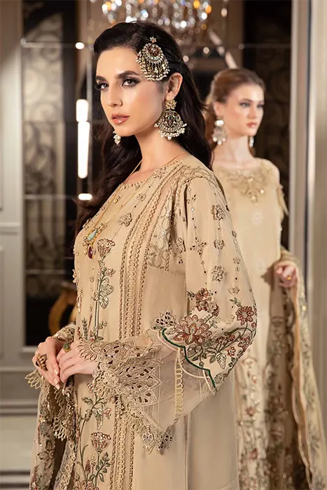 Maria B Sateen Pakistani Dress