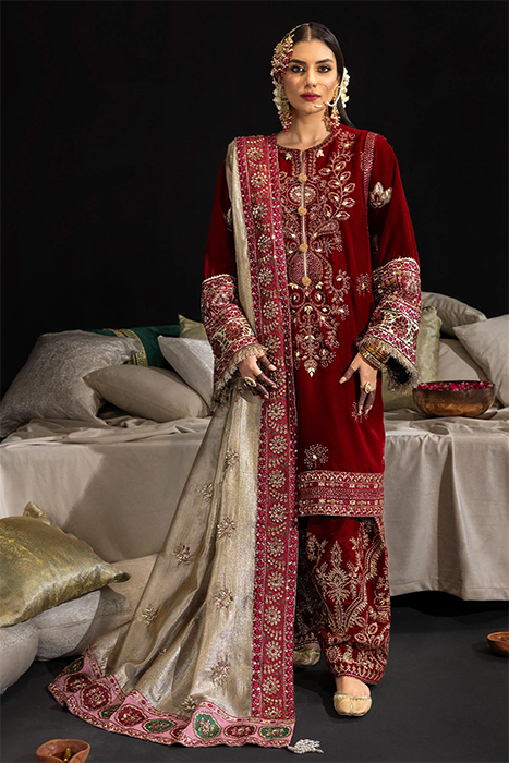 Nureh Maya Velvet Pakistani Collection - ZAHARA a