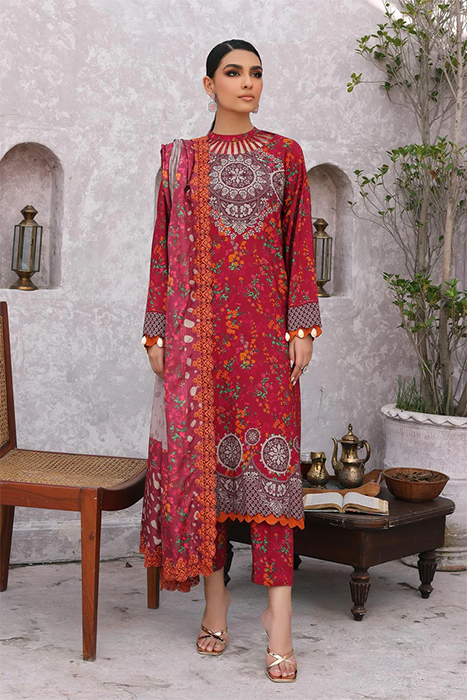 Print Melody Fall Winter Pakistsani Suit 2023 - CPMW3-08 a