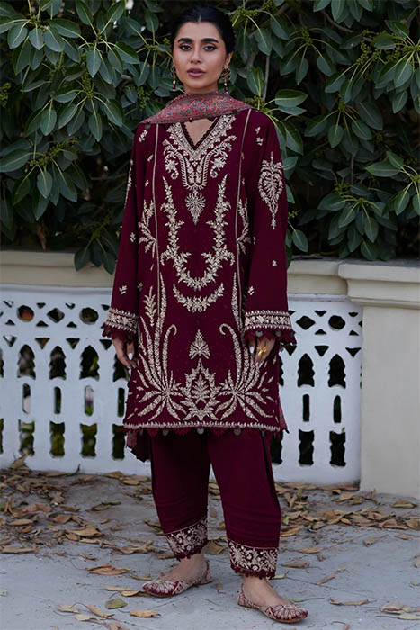 Zaha by khadijah Shah Pakistani Suits - SERRA (ZW23-15) a
