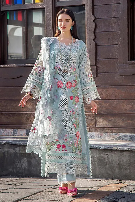 Adan's Libas Lawn by Irha Zia Pakistani Summer Suits - 5547 a
