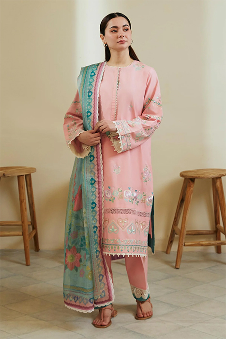 Coco Lawn by Zara Shahjahan 2024 Pakistani Suits - ZOYA-8A a