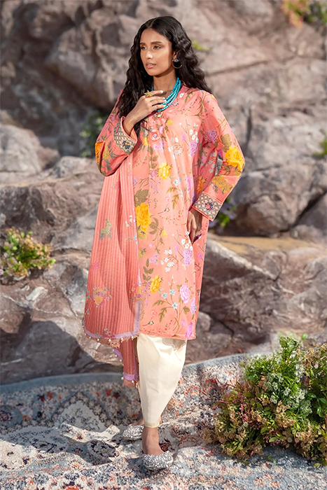 Sana Safinaz Mahay' 24 Pakistani Summer Suit - 007A a