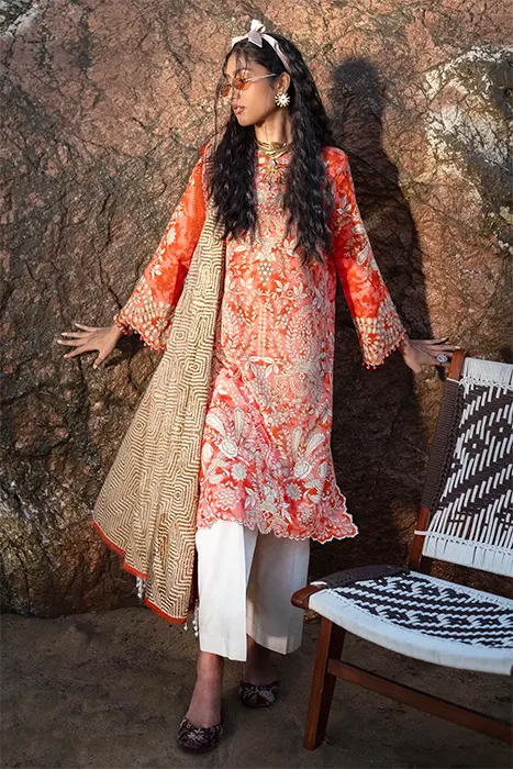 Sana Safinaz Mahay' 24 Pakistani Summer Suit - 018A a