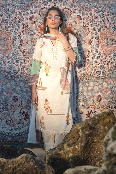 Sana Safinaz Mahay' 24 Pakistani Summer Suit - 022A a