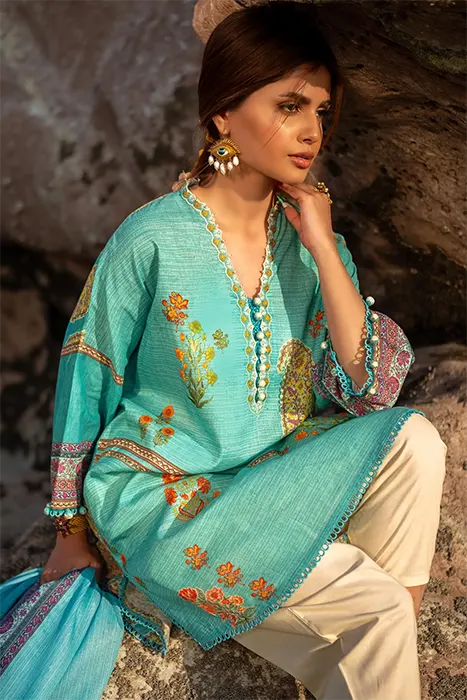 Sana Safinaz Mahay' 24 Pakistani Summer Suit - 022B b