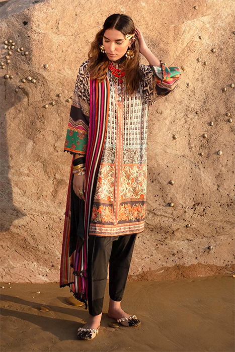 Sana Safinaz Mahay' 24 Pakistani Summer Suit - 024A a