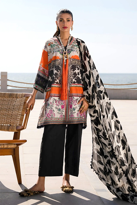 Sana Safinaz Mahay' 24 Pakistani Summer Suit - 027B a