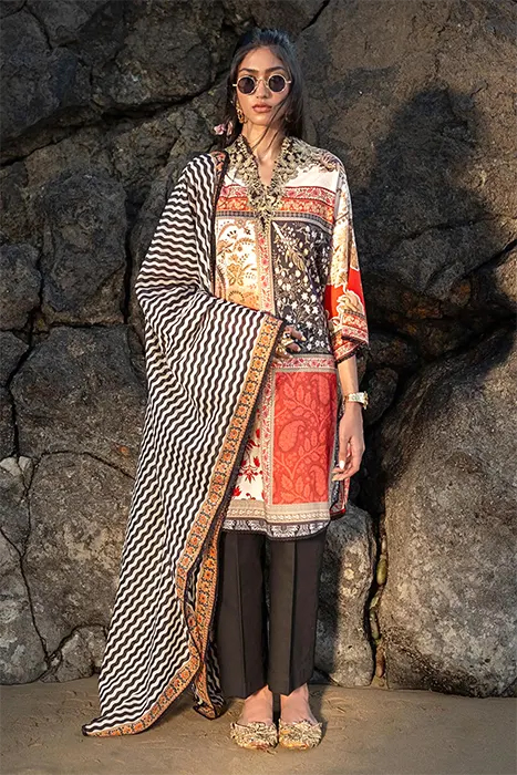 Sana Safinaz Mahay' 24 Pakistani Summer Suit - 028A a