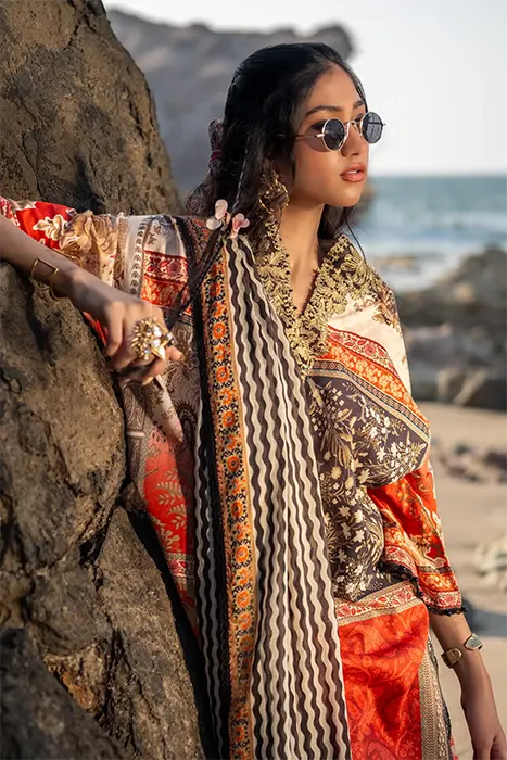 Sana Safinaz Mahay' 24 Pakistani Summer Suit - 028A b