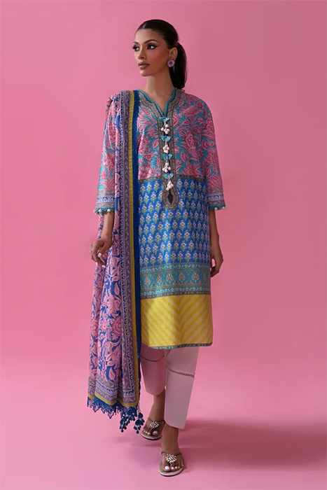 MAHAY by Sana Safinaz Embroidered Lawn Suits - SS23MH D-14A a