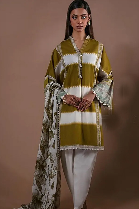 MAHAY by Sana Safinaz Embroidered Lawn Suits Unstitched 2 Piece - SS23MH D-4B a