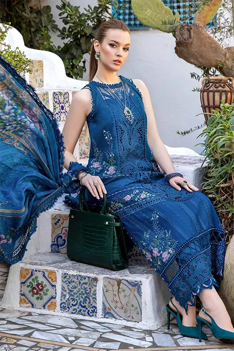MARIA B Luxury Lawn 2024 Pakistani Suits - 15A b