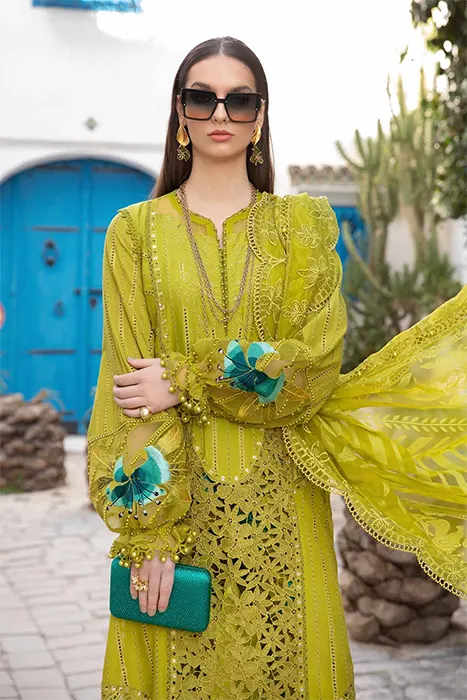 MARIA B Luxury Lawn 2024 Pakistani Suits - 8A b