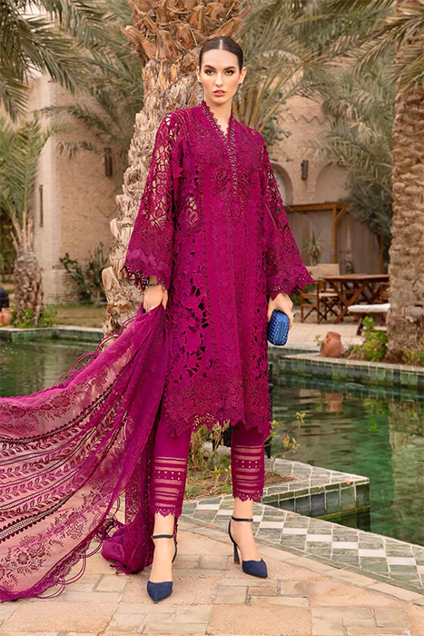 MARIA B Luxury Lawn 2024 Pakistani Suits - 9B a